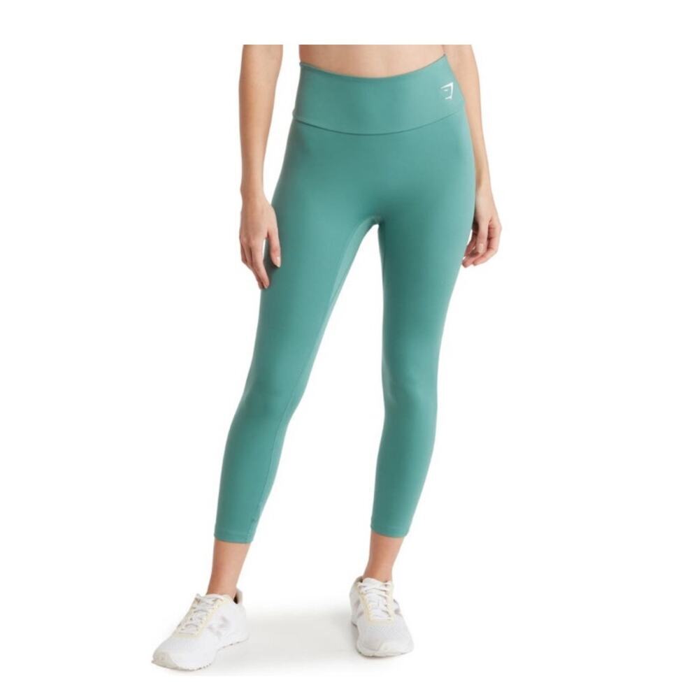 Gymshark Training 7/8 Legging in Alpine Green Size Medium